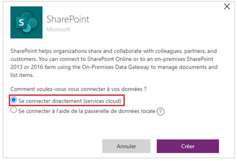 sharepoint se connecter.